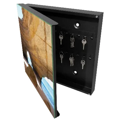 Boîte à clés murale décorative Grotte marine