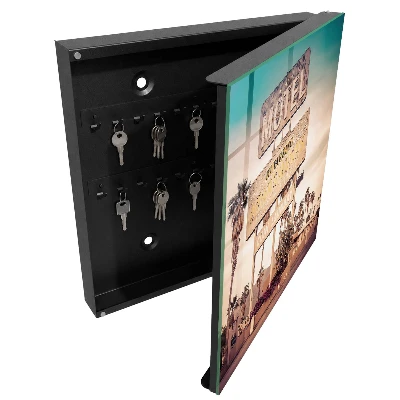Armoire à clés design Motel rétro