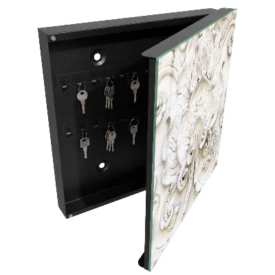 Armoire à clés design Ornements floraux