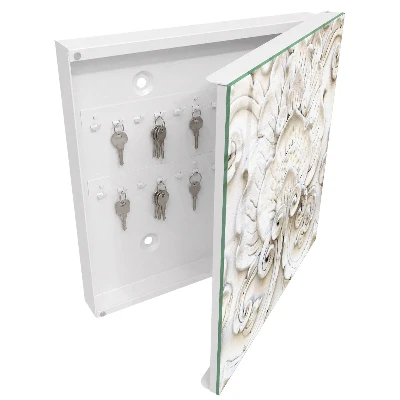 Armoire à clés design Ornements floraux