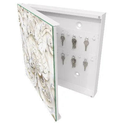 Armoire à clés design Ornements floraux