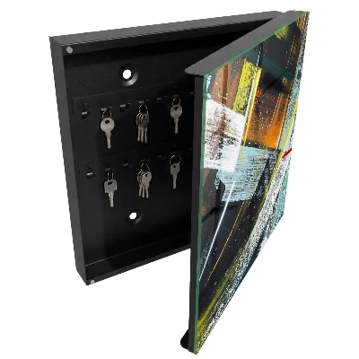 Armoire à clés décorative Tourbillon coloré