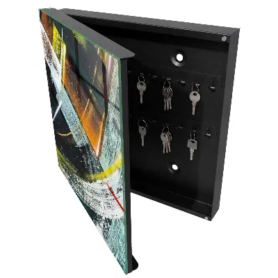 Armoire à clés décorative Tourbillon coloré