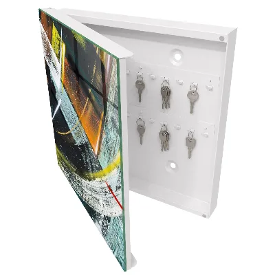 Armoire à clés décorative Tourbillon coloré