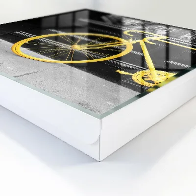 Armoire à clés décorative Vélo jaune