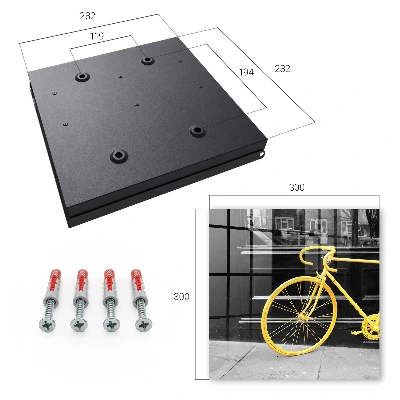 Armoire à clés décorative Vélo jaune