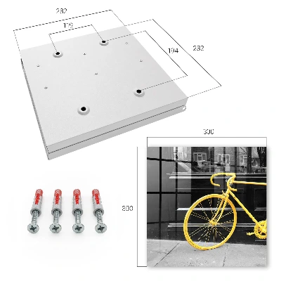 Armoire à clés décorative Vélo jaune