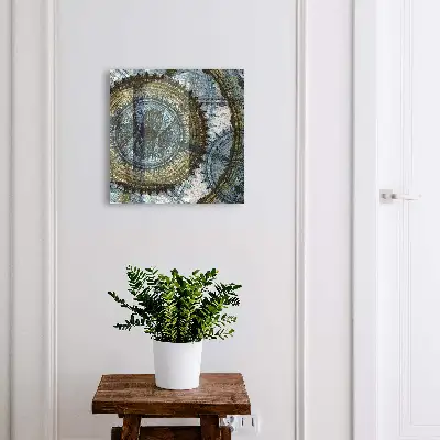 Armoire à clés design Mandala géométrique