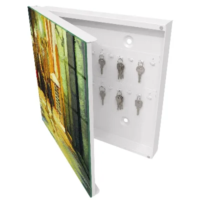 Armoire à clés décorative Ville de nuit