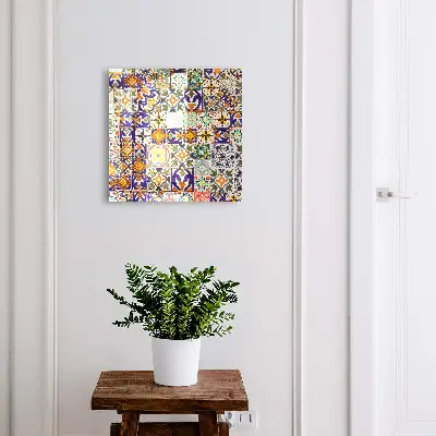 Armoire à clés décorative Carreaux colorés