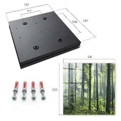 Armoire à clés décorative Forêt verte