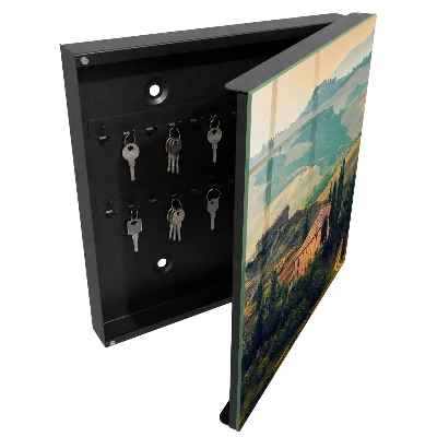 Armoire à clés décorative Paysage toscan