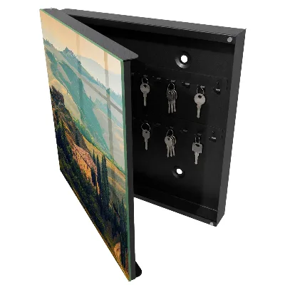 Armoire à clés décorative Paysage toscan
