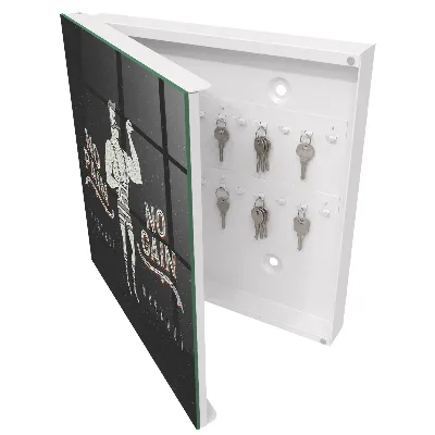 Armoire à clés design Homme fort rétro