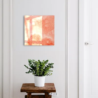 Armoire à clés décorative Abstraction orange