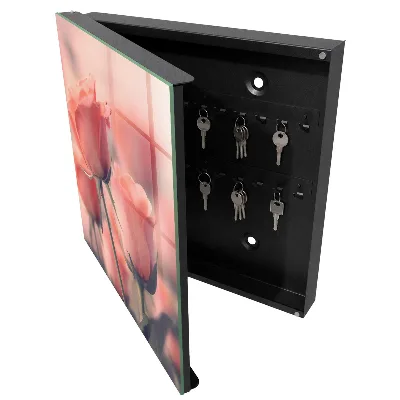 Armoire à clés design Fleurs délicates