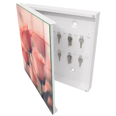 Armoire à clés design Fleurs délicates