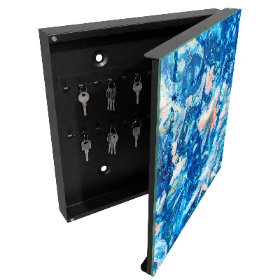 Armoire à clés décorative Tourbillons colorés