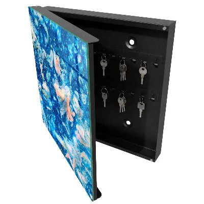 Armoire à clés décorative Tourbillons colorés