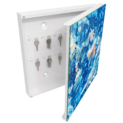 Armoire à clés décorative Tourbillons colorés