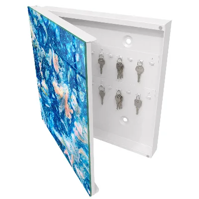 Armoire à clés décorative Tourbillons colorés