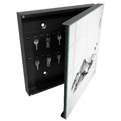Armoire à clés design Montagnes japonaises