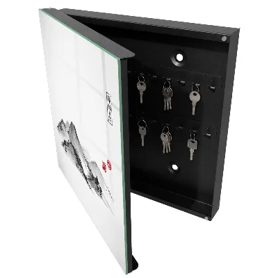 Armoire à clés design Montagnes japonaises