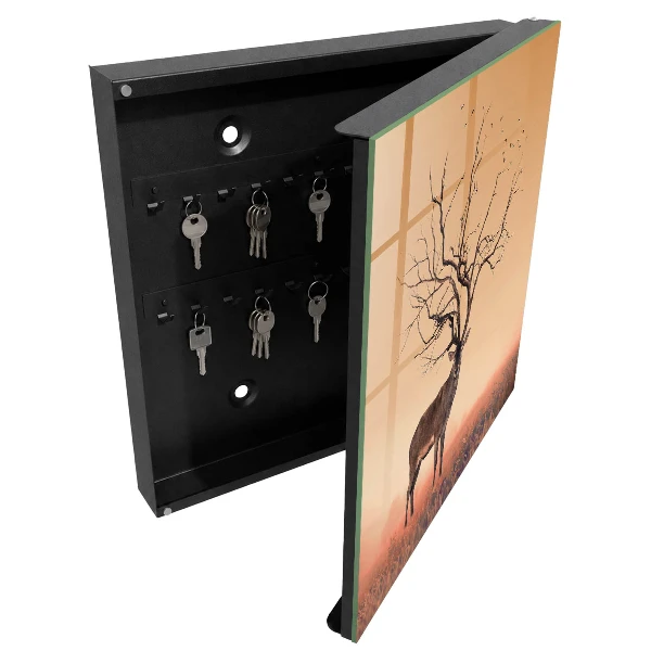 Armoire à clés décorative Cerf magique