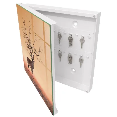 Armoire à clés décorative Cerf magique