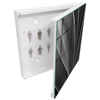 Armoire à clés design Feuilles abstraites