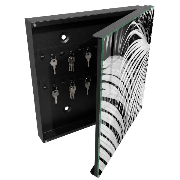 Armoire à clés design Feuilles de palmier