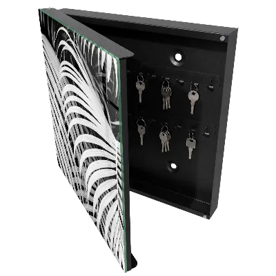 Armoire à clés design Feuilles de palmier