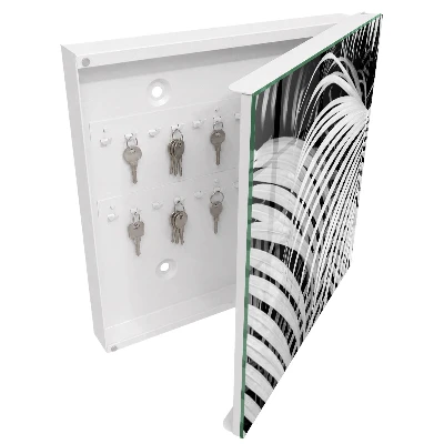 Armoire à clés design Feuilles de palmier