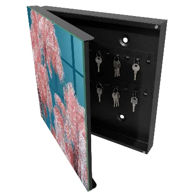 Armoire à clés décorative Composition tropicale