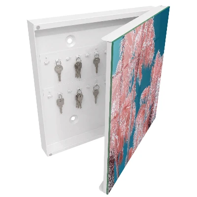 Armoire à clés décorative Composition tropicale