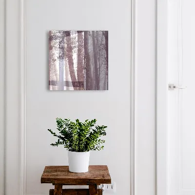 Armoire à clés décorative Forêt de brouillard