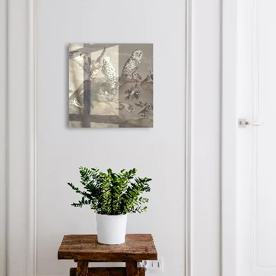Armoire à clés design Oiseaux sur un rocher