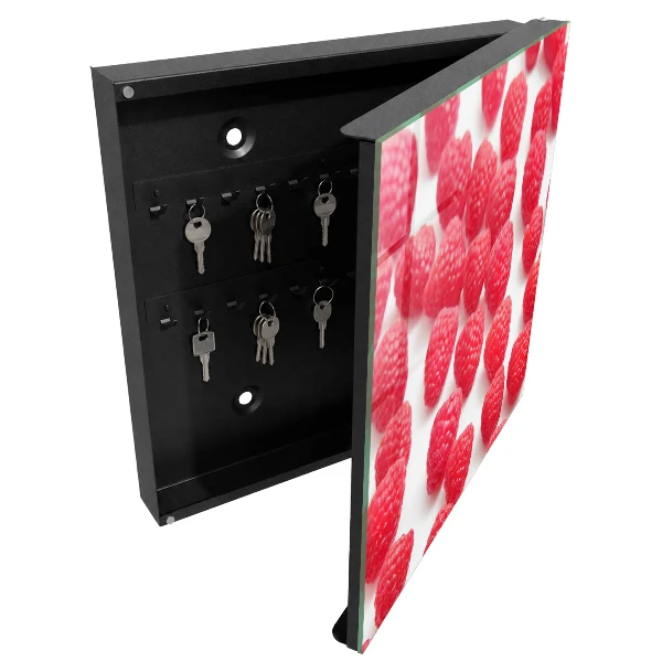Armoire à clés design Framboises roses