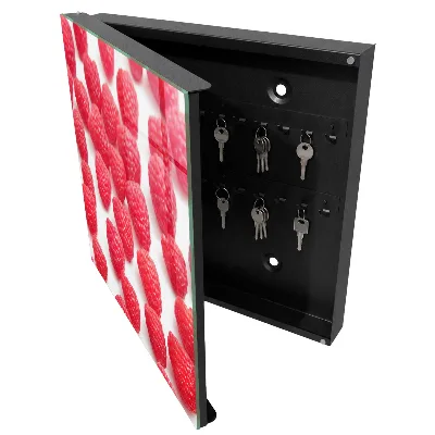 Armoire à clés design Framboises roses