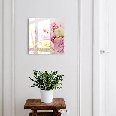 Boîte à clés murale décorative Fleurs pastel