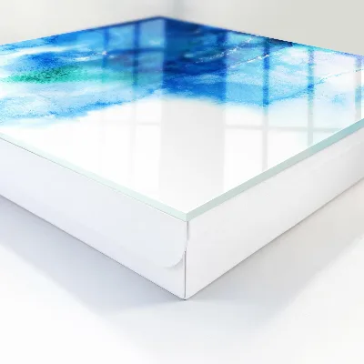 Armoire à clés décorative Vagues bleues