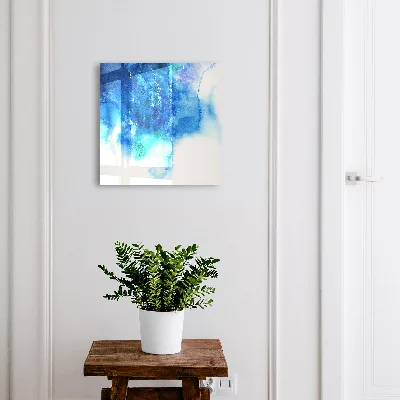 Armoire à clés décorative Vagues bleues