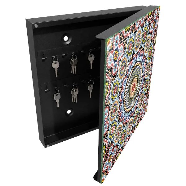 Armoire à clés design Motif mosaïque
