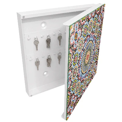 Armoire à clés design Motif mosaïque