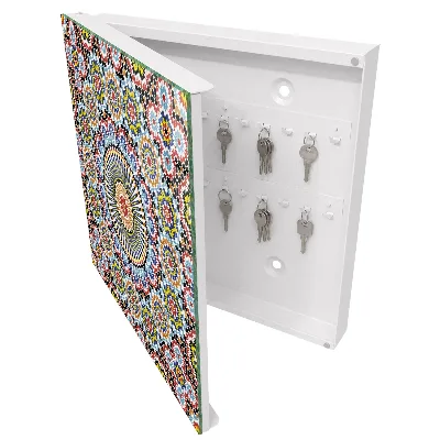 Armoire à clés design Motif mosaïque