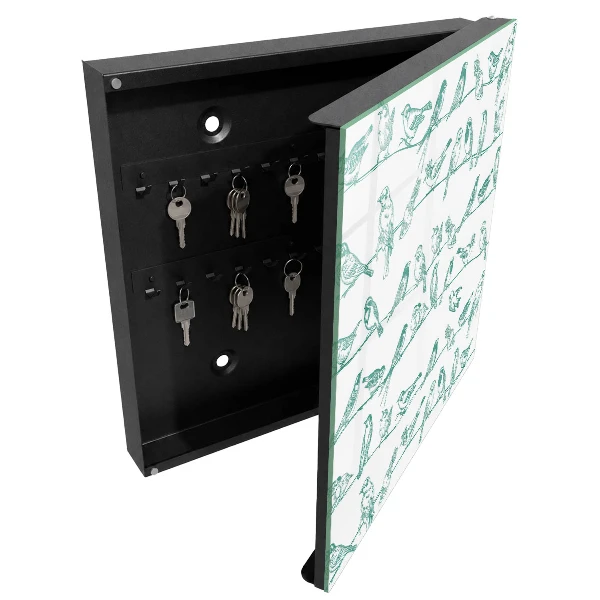 Armoire à clés décorative Oiseaux sur les branches