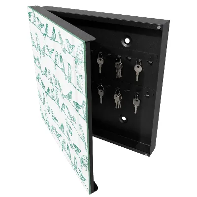Armoire à clés décorative Oiseaux sur les branches