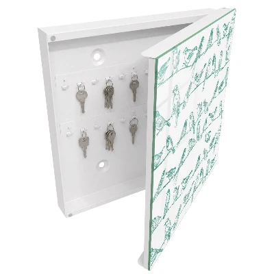 Armoire à clés décorative Oiseaux sur les branches