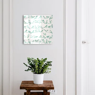 Armoire à clés décorative Oiseaux sur les branches