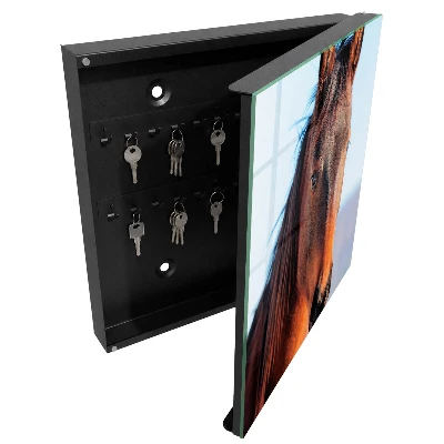 Armoire à clés décorative Portrait d'un cheval